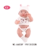 Búp Bê Tái Sinh Nhựa Mềm Mại 36 cm = 15 inch Anmiya Tây Ban Nha Body Full Silicon Vinyl Doll