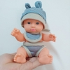 Búp Bê Tái Sinh Nhựa Mềm 18 cm 7 inch mắt 3D  Vinyl Reborn Baby Doll