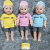 Búp Bê Tái Sinh Nhựa Mềm Mắt Chớp Nathaniel 40 Cm 16 Inch Reborn Doll Đồ Chơi Cho Bé