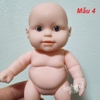 [Đủ mẫu] Búp Bê Tái Sinh Nhựa mềm 12 cm - Vinyl reborn Baby 5 inch Doll