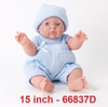 Búp Bê Tái Sinh Nhựa Mềm Mại 36 cm = 15 inch Anmiya Tây Ban Nha Body Full Silicon Vinyl Doll