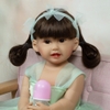 Búp Bê Tái Sinh Thân Nhựa Mềm 4 Răng KEUIME 55CM 22 inch Reborn Body Full Doll PVN4107