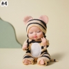 Búp Bê Em Bé Sơ Sinh Ngủ Đông 11 cm 3,5 inch Kèm Trang Phục Sleeping Doll 