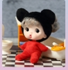 Búp Bê Em Bé Kawaii Mini OB 10 Cm = 3 Inch Kèm Trang Phục Động Vật Dễ Thương