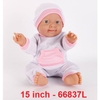 Búp Bê Tái Sinh Nhựa Mềm Mại 36 cm = 15 inch Anmiya Tây Ban Nha Body Full Silicon Vinyl Doll