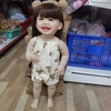 Búp Bê Tái Sinh Thân Nhựa Mềm Mại 55 cm = 22 inch Reborn Silicon Vinyl Doll