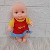 Búp Bê Tái Sinh Nhựa Mềm 18 cm 7 inch mắt 3D  Vinyl Reborn Baby Doll