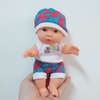 Búp Bê Tái Sinh Nhựa Mềm 18 cm 7 inch mắt 3D  Vinyl Reborn Baby Doll