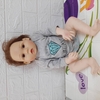 Búp Bê Tái Sinh Thân Nhựa Mềm _  Mô Hình Búp Bê Tiền Sản Reborn Body Full Silicone Doll