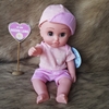 Búp Bê Nhựa 35 cm Cao Cấp Kona Mắt Chớp Chu Mỏ 14 inch Reborn Doll