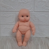 Búp Bê Tái Sinh Nhựa Mềm 18 cm 7 inch mắt 3D  Vinyl Reborn Baby Doll