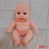 Búp Bê Tái Sinh Nhựa Mềm 18 cm 7 inch mắt 3D  Vinyl Reborn Baby Doll