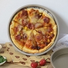 Khuôn Nhôm Đúc Nướng Bánh Pizza 20 cm = 8 Inch Chống Dính  Màu Vàng Đồng Cao Cấp