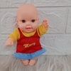 Búp Bê Tái Sinh Nhựa Mềm 18 cm 7 inch mắt 3D  Vinyl Reborn Baby Doll