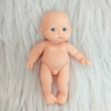 [Đủ mẫu] Búp Bê Tái Sinh Nhựa mềm 12 cm - Vinyl reborn Baby 5 inch Doll