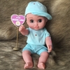 Búp Bê Nhựa 35 cm Cao Cấp Kona Mắt Chớp Chu Mỏ 14 inch Reborn Doll