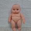 Búp Bê Tái Sinh Nhựa Mềm 18 cm 7 inch mắt 3D  Vinyl Reborn Baby Doll