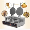 Máy Làm Bánh Kẹp Đơn Công Nghiệp 220V 1400W Waffle Machine