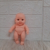 Búp Bê Tái Sinh Nhựa Mềm 18 cm 7 inch mắt 3D  Vinyl Reborn Baby Doll