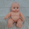 Búp Bê Tái Sinh Nhựa Mềm 18 cm 7 inch mắt 3D  Vinyl Reborn Baby Doll