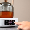 BẾP ĐIỆN HỒNG NGOẠI MINI ĐA NĂNG 1200W – PHA TRÀ, ĐUN NƯỚC, HẦM NHẸ