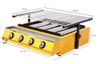 Bếp nướng thịt BBQ 4  Đầu Họng Dài ETON ET-K255 đốt dùng gas Chính Hãng ETON BH 6 Tháng PVN5334