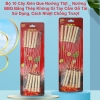 Bộ 10 Cây Xiên Que Nướng Thịt _ Nướng BBQ Bằng Thép Không Gỉ Tay Cầm Gỗ Cách Nhiệt Chống Trượt