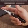 Dao Tỉa Hoa Điêu Khắc Yujia Ⓡ cán gỗ siêu sắc, Dao Lưỡi Liềm Thép Không Rỉ  Carving Knives Tools PVN3630