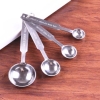 Bộ 4 Muỗng Thìa Đong Inox Dụng Cụ Bartender, Làm Bánh, Pha Chế, Nấu Ăn Stainless Steel Measuring Spoons PVN5209 