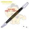 Bộ 6 Màu Đen Dụng Cụ Cắt Tỉa Hoa Quả, Bộ 6 Móc 2 Đầu Tỉa Thú Carving Knife (Hàng Cao Cấp) PVN5208