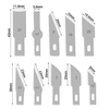 Bộ Dao Trổ, Dao Inox + Lưỡi chống trượt Chuyên Dụng Khắc Tỉa Thủ Công