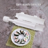 Bộ Khuôn Nhựa Làm Cơm Cuộn Sushi Đẩy Tay Rong Biển Nhật Bản Chống Dính Tiện Dụng Cho Nhà Bếp PVN5977