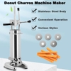 Bộ Phụ Kiện 5 món dụng cụ làm Bột Bánh Churros (Youtiao) Dùng Kèm Dụng Cụ Nhồi Xúc Xích Inox Cao Cấp Sausage Maker Stainless Steel PVN7981