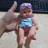 Búp Bê Tái Sinh Nhựa Mềm 18 cm 7 inch mắt 3D  Vinyl Reborn Baby Doll