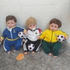 Búp Bê Cầu Thủ Bóng Đá Tái Sinh Thân Gòn 45 cm - Baby Silicone Reborn Handmade Dolls  18 inch doll  sports football toys