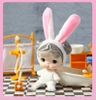 Búp Bê Em Bé Kawaii Mini OB 10 Cm = 3 Inch Kèm Trang Phục Động Vật Dễ Thương