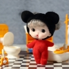Búp Bê Em Bé Kawaii Mini OB 10 Cm = 3 Inch Kèm Trang Phục Động Vật Dễ Thương