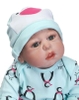 Búp Bê  Tiền Sản 55 cm 22 inch NPK Full Silicone Body Reborn Doll Manocanh Trẻ Em