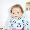 Búp Bê Nhựa Bé Gái 55 cm 22 inch NPK Full Silicone Body Reborn Doll Manocanh Trẻ Em PVN4480