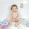 Búp Bê Nhựa Bé Gái 55 cm 22 inch NPK Full Silicone Body Reborn Doll Manocanh Trẻ Em PVN4480