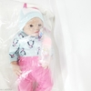 Búp Bê Nhựa Bé Gái 55 cm 22 inch NPK Full Silicone Body Reborn Doll Manocanh Trẻ Em PVN4480