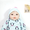 Búp Bê Nhựa Bé Gái 55 cm 22 inch NPK Full Silicone Body Reborn Doll Manocanh Trẻ Em PVN4480