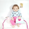 Búp Bê Nhựa Bé Gái 55 cm 22 inch NPK Full Silicone Body Reborn Doll Manocanh Trẻ Em PVN4480