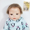 Búp Bê Nhựa Bé Gái 55 cm 22 inch NPK Full Silicone Body Reborn Doll Manocanh Trẻ Em PVN4480