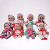 Búp Bê Nhựa Cao Cấp Tái Sinh 21 cm 8 inch Mắt To 3D Anmiya Tây Ban Nha Reborn Vynil Baby Doll