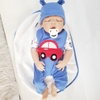 Búp Bê Nhựa  Em Bé Ngủ Đông 55 cm 22 inch NPK Full Silicone Body Reborn Doll Manocanh Trẻ Em PVN4478