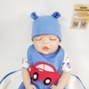 Búp Bê Nhựa  Em Bé Ngủ Đông 55 cm 22 inch NPK Full Silicone Body Reborn Doll Manocanh Trẻ Em PVN4478