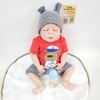 Búp Bê Nhựa Em Bé Ngủ Đông 55 cm 22 inch NPK Full Silicone Body Reborn Doll Manocanh Trẻ Em PVN4479