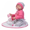 Búp Bê Nhựa Em Bé Ngủ Đông 55 cm 22 inch NPK Full Silicone Body Reborn Doll Manocanh Trẻ Em PVN4491