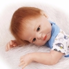 Búp Bê Nhựa Mắt 3D 55 cm 22 inch NPK Full Silicone Body Reborn Doll Manocanh Trẻ Em PVN4477